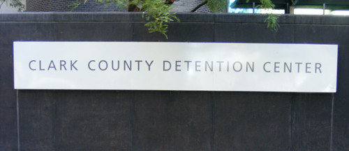 Front Entrance Sign Clark County Detention Center